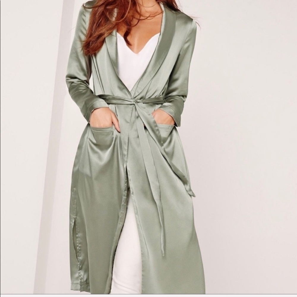 Missguided Satin Duster